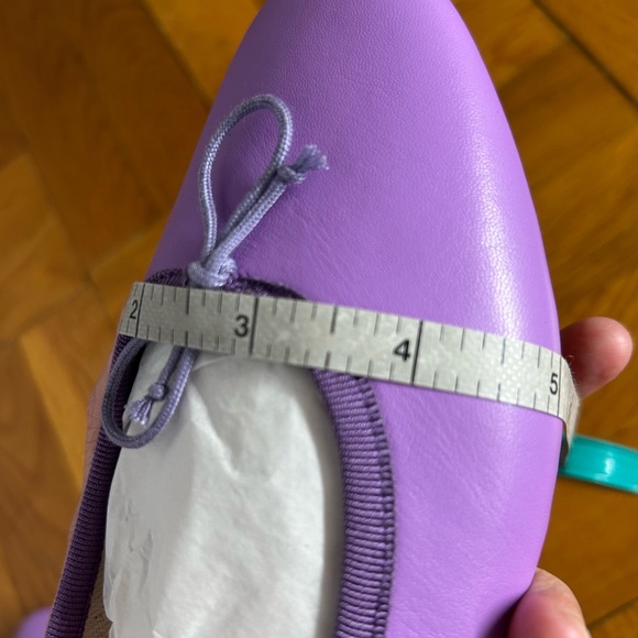 New Jcrew Zoe muted orchid/purple leather ballet flats - Picture 11 of 12